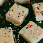 birthday cake fudge slices