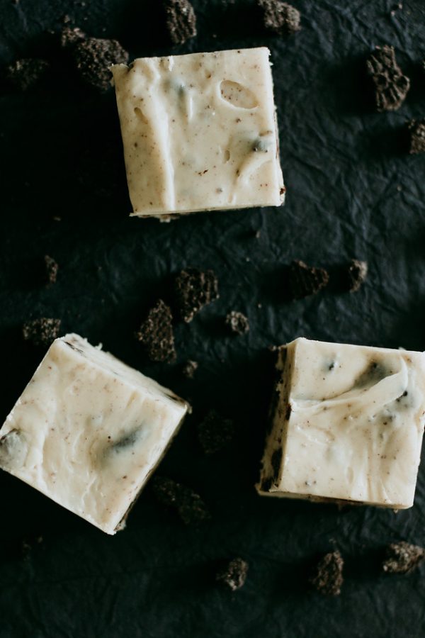 cookies and cream flavored fudge