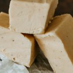 egg nog flavored fudge to celebrate winter