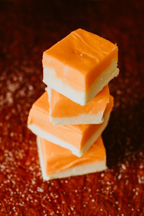 stack of orance and cream flavor, creamsicle