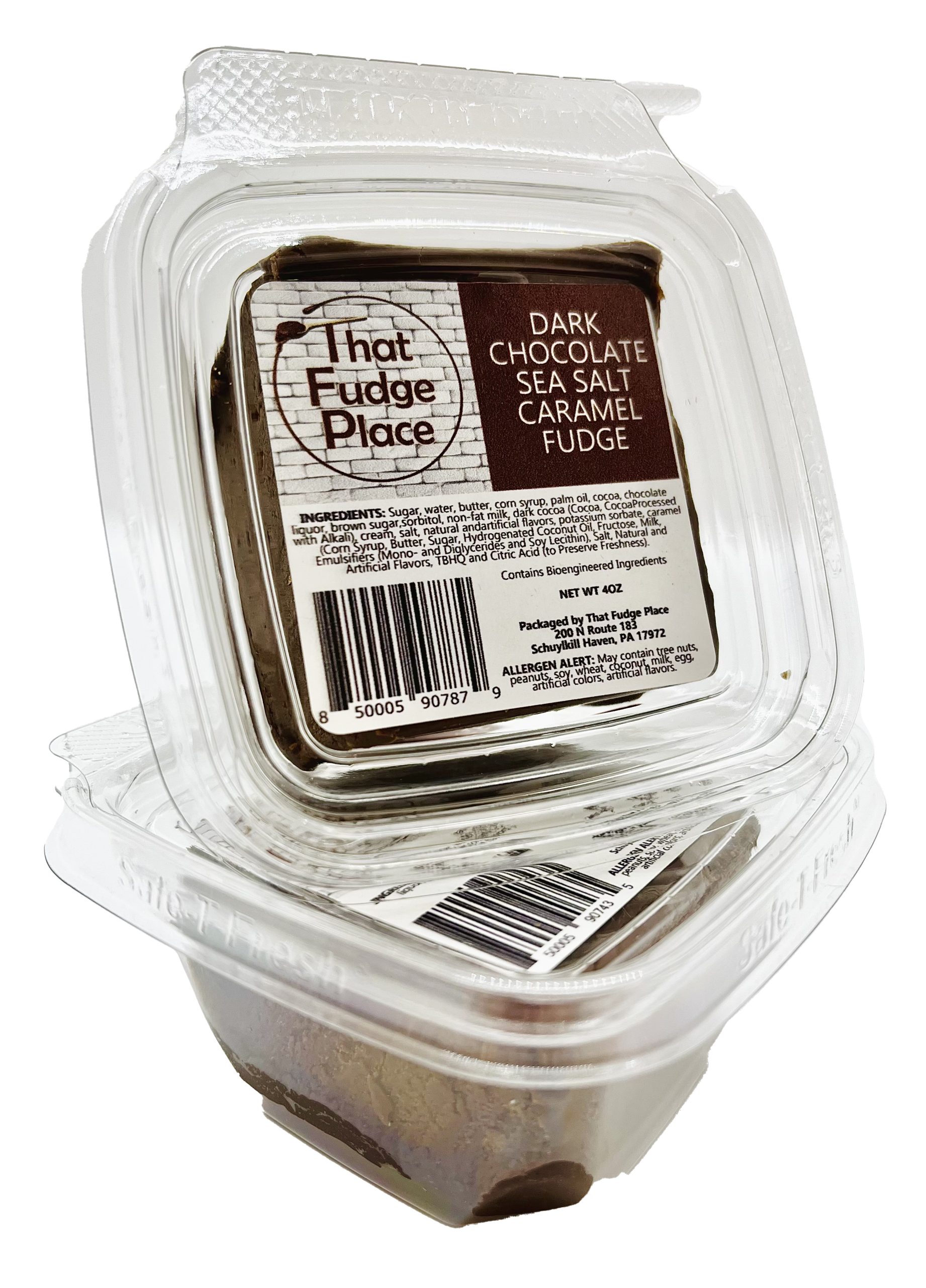 Dark Chocolate Sea Salt Caramel 4oz Case of Clams