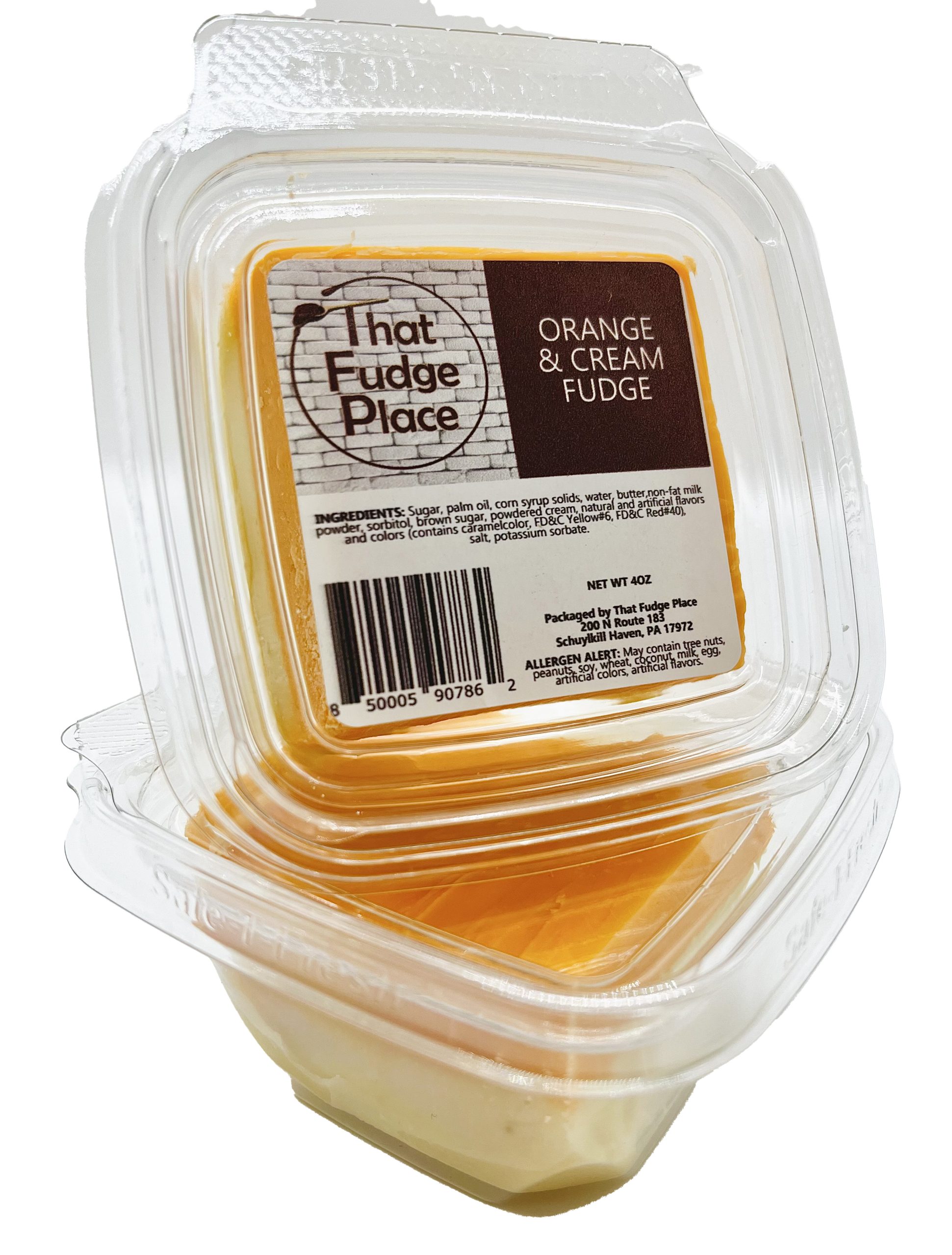 Orange & Cream 4oz Case of Clams